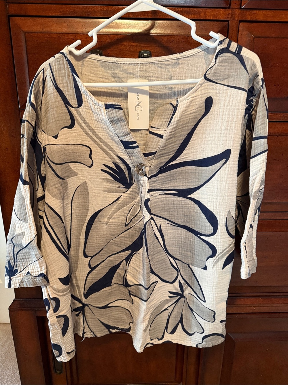 Cotton Gauze Top from Italy